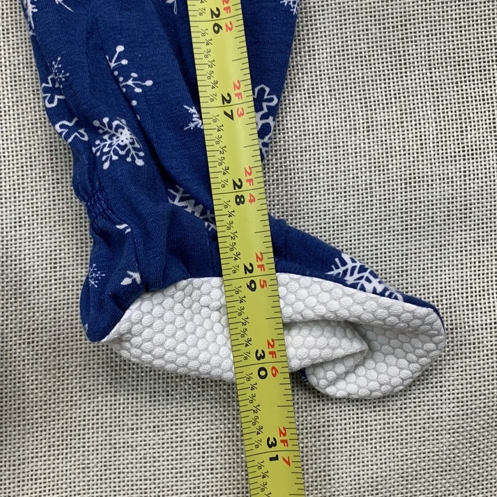 MAX & OLIVIA Baby Boys Gripper Soles Easy Opening Front Zipper Onesie Size 24M